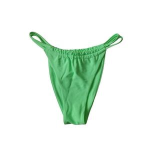 Blackbough Paige Bright Neon Green Cheeky Style Bikini Bottoms Women's Small